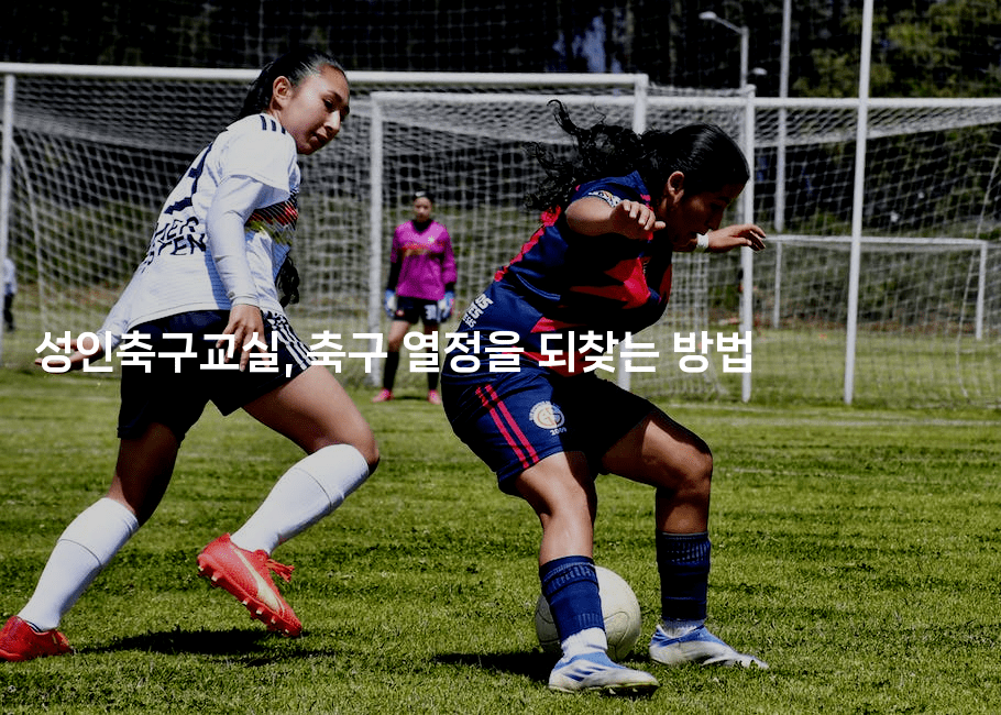 성인축구교실, 축구 열정을 되찾는 방법2-스포티